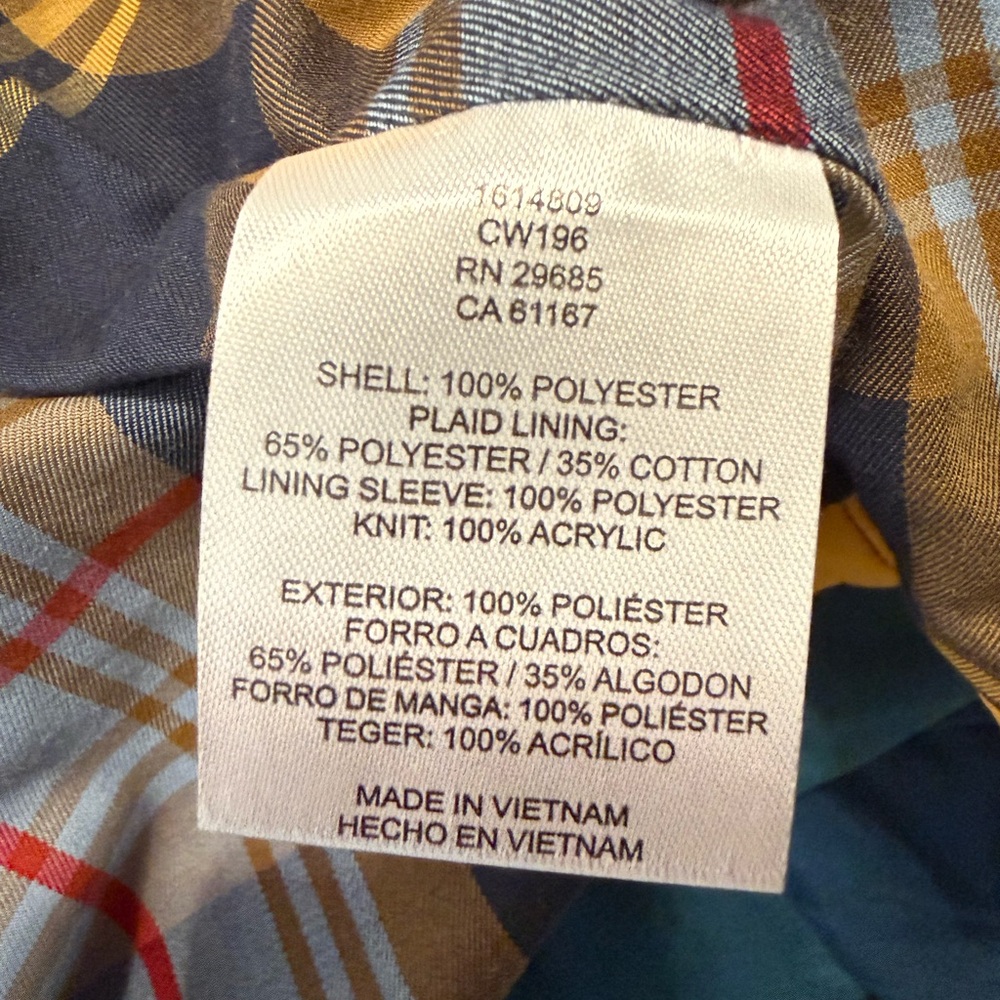 Pendleton Yellow Plaid Lined Jacket - image 3